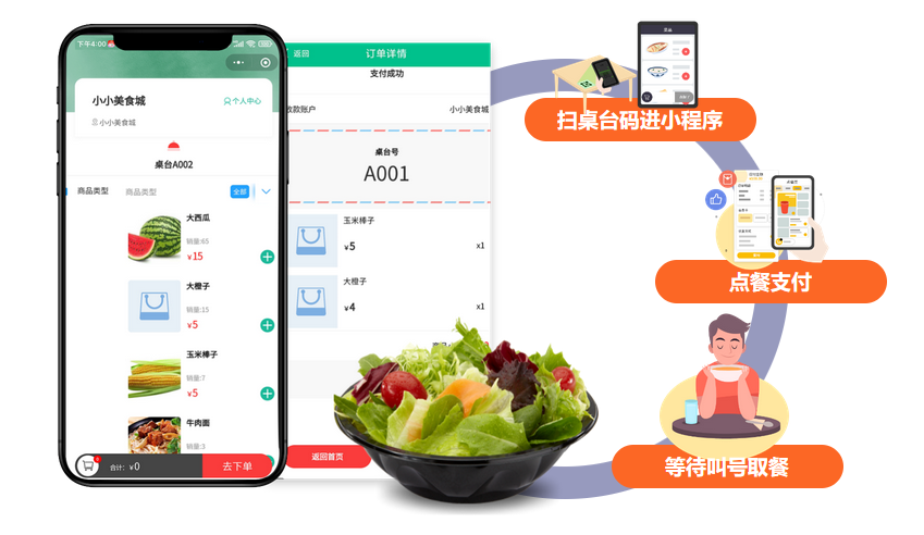 蓝冠注册餐饮店收银系统软件