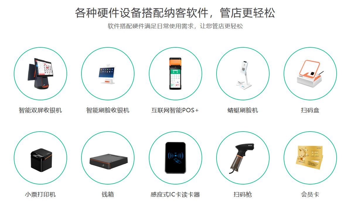 蓝冠注册收银系统硬件
