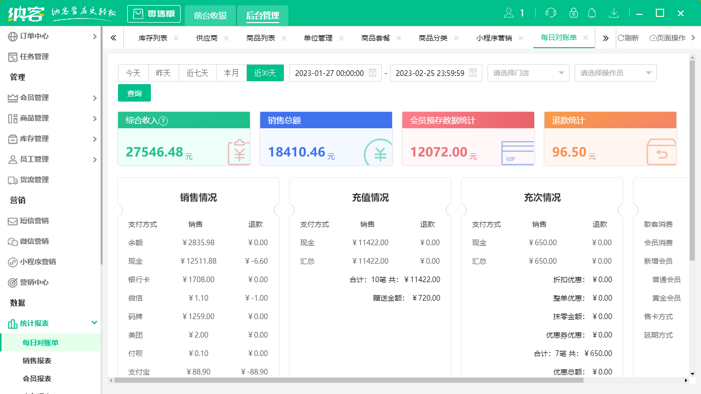 蓝冠注册门店管理系统