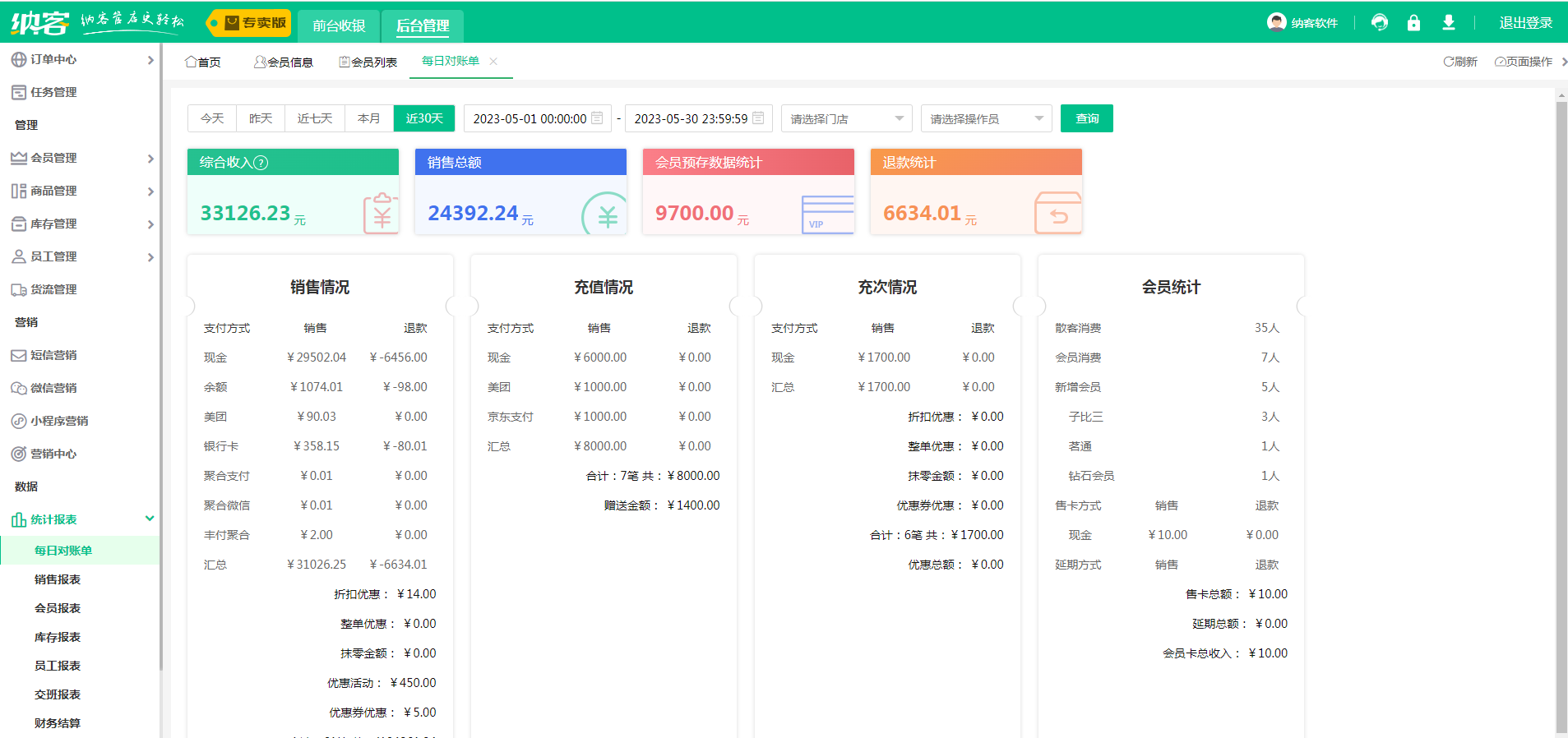 会员管理系统