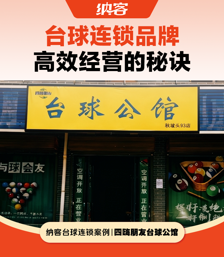 蓝冠注册台球收银系统：小连锁台球室的智慧升级之选1